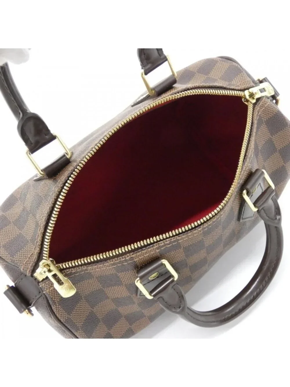 Louis Vuitton Damier Speedy Bandouliere 25 Boston Bag